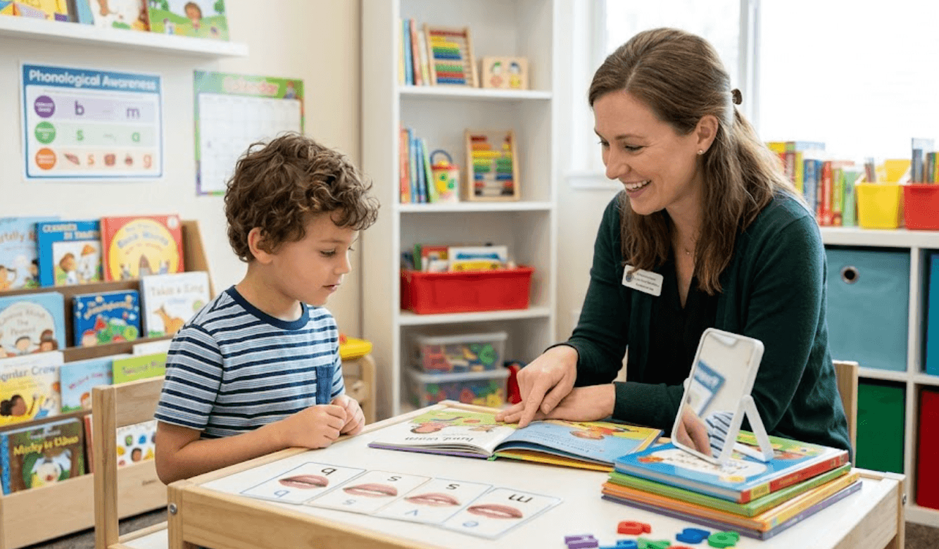 Featured image for Can a Speech Therapist Help With Reading? Here’s What Parents Should Know